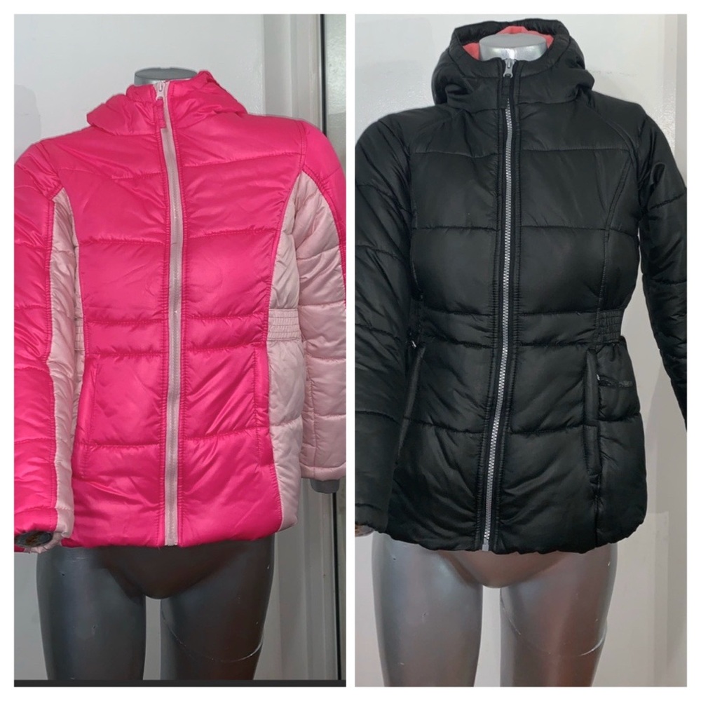 Set of two puffers big girl Jacket